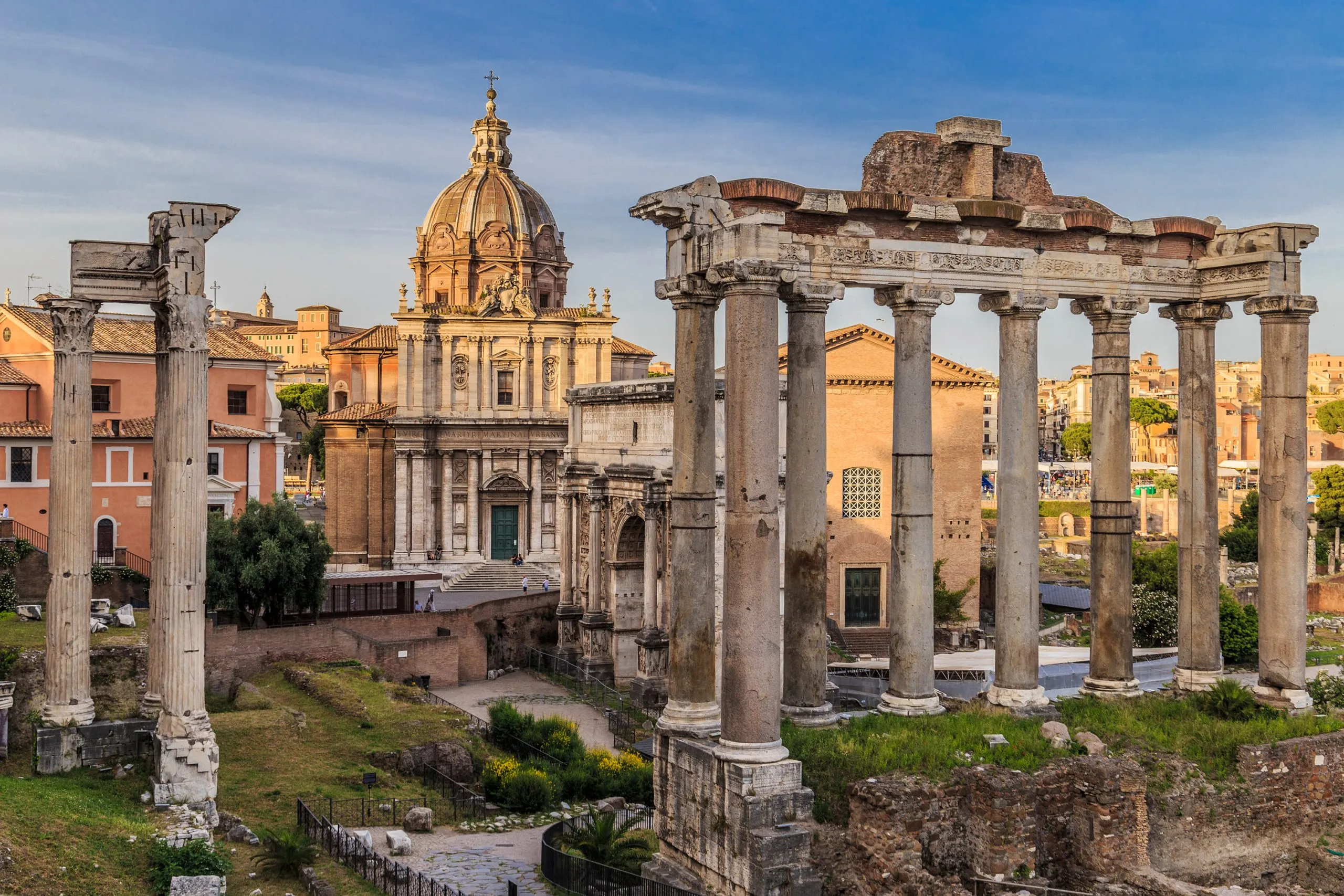 Forum Romanum in Rom, Italien